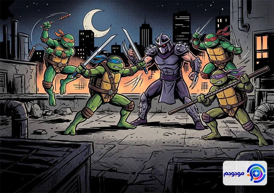 بازی رایگان TMNT!! Shredder's Revenge
