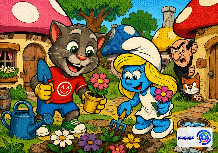 رویداد Smurfs بازی Talking Tom