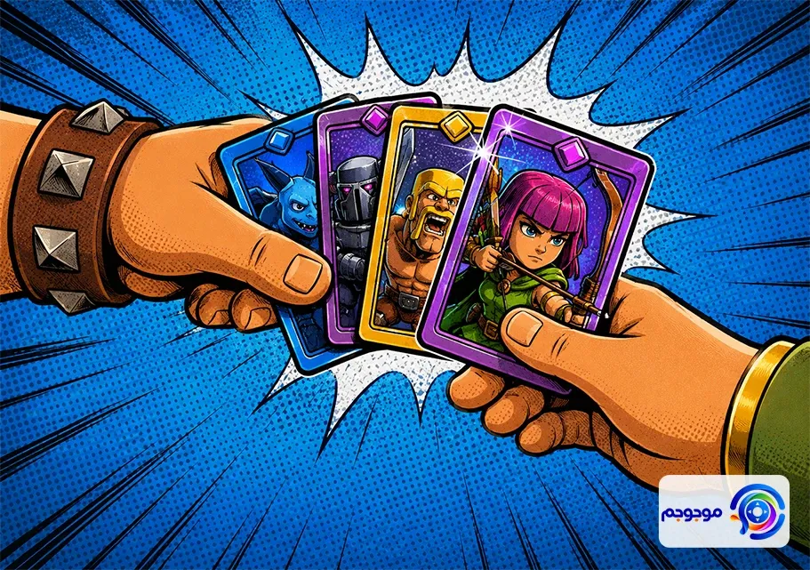کارت کلش اف کلنز و اسکین Manga Fury Prince