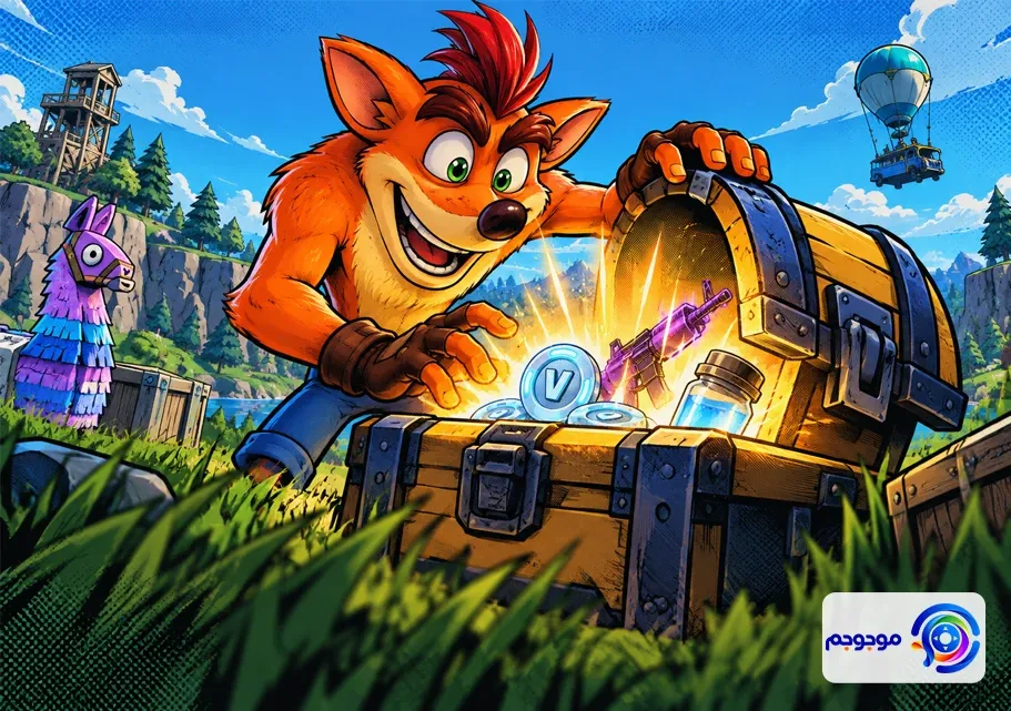 اسکین Crash Bandicoot فورتنایت؛ بازگشت